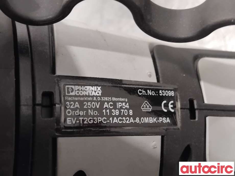 Batterilader kabel til Peugeot 208 2019-->> (Type II)  (PEUGEOT|NO NR|EV-T2G3PC-1AC32A-6|)
