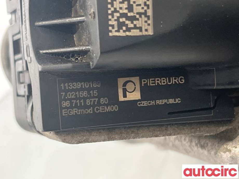 EGR-ventil til Peugeot 508 2011-2014 (Type I, Fase 1)  (PEUGEOT|1638158580|70215615|9671187780)