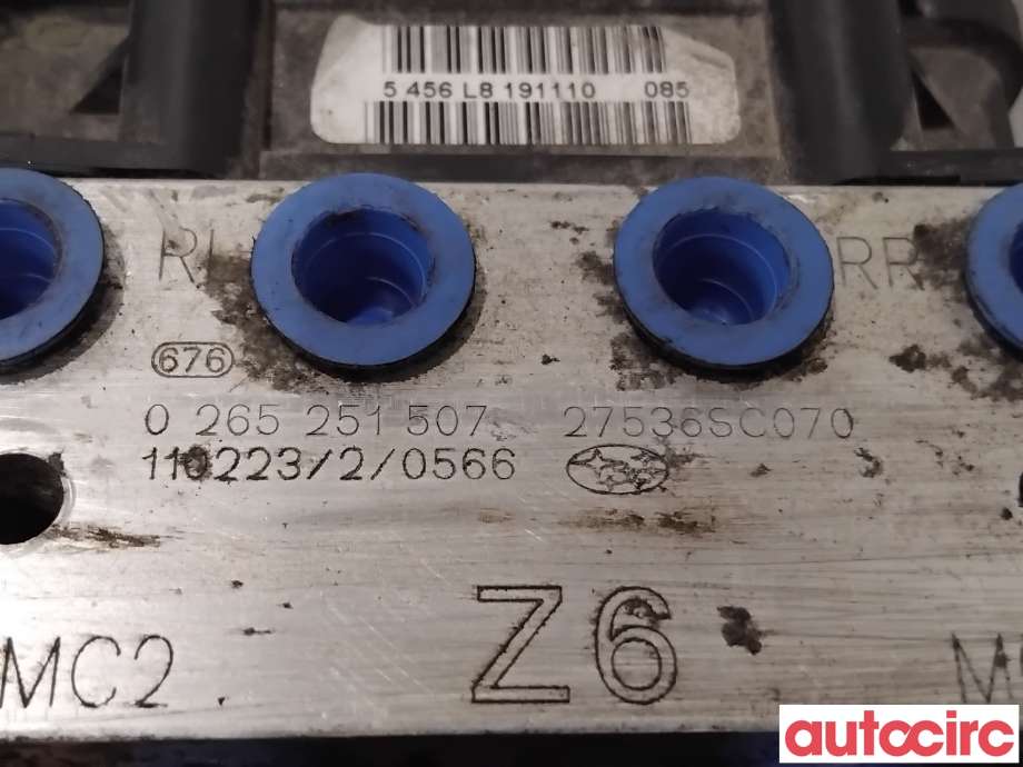 ABS sentral til Subaru Forester 2008-2013 (Type III)  (SUBARU|27596SC070|0265251507|27536SC070)