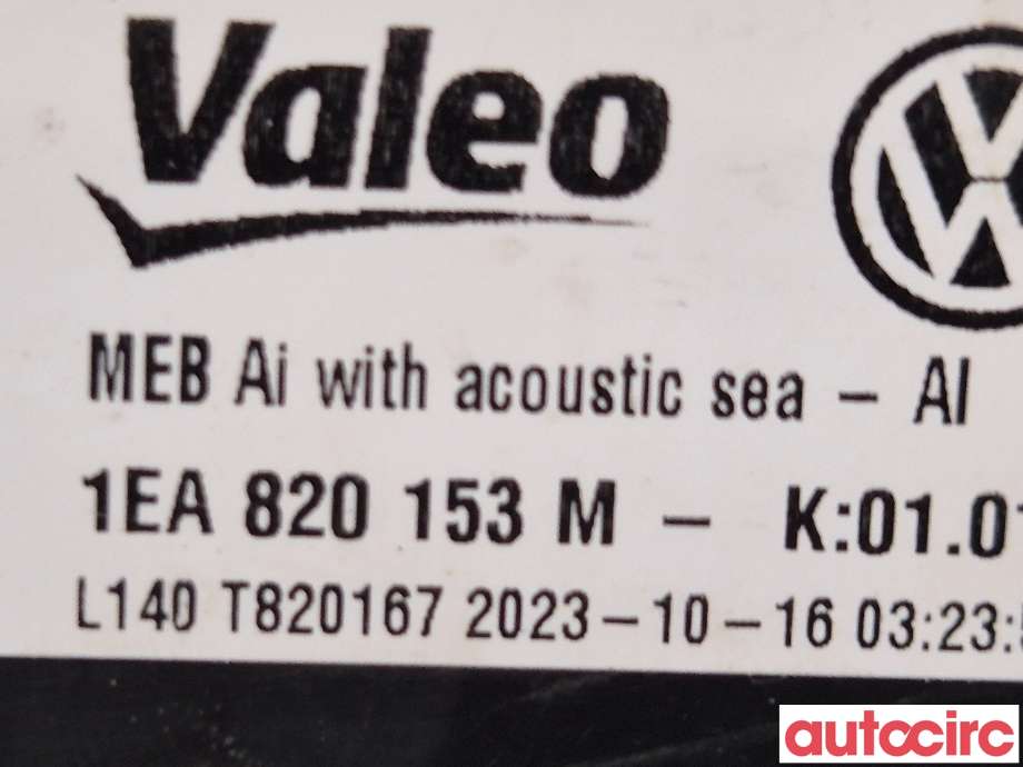 Varmeapparat register til VW ID.4 2020-->>  (VOLKSWAGEN|1EA820155|)