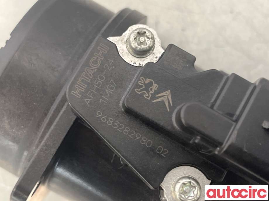 Luftmengde/luftmassemåler til Peugeot 508 2011-2014 (Type I, Fase 1)  (PEUGEOT|1920RA|AFH50-24|9683282980)