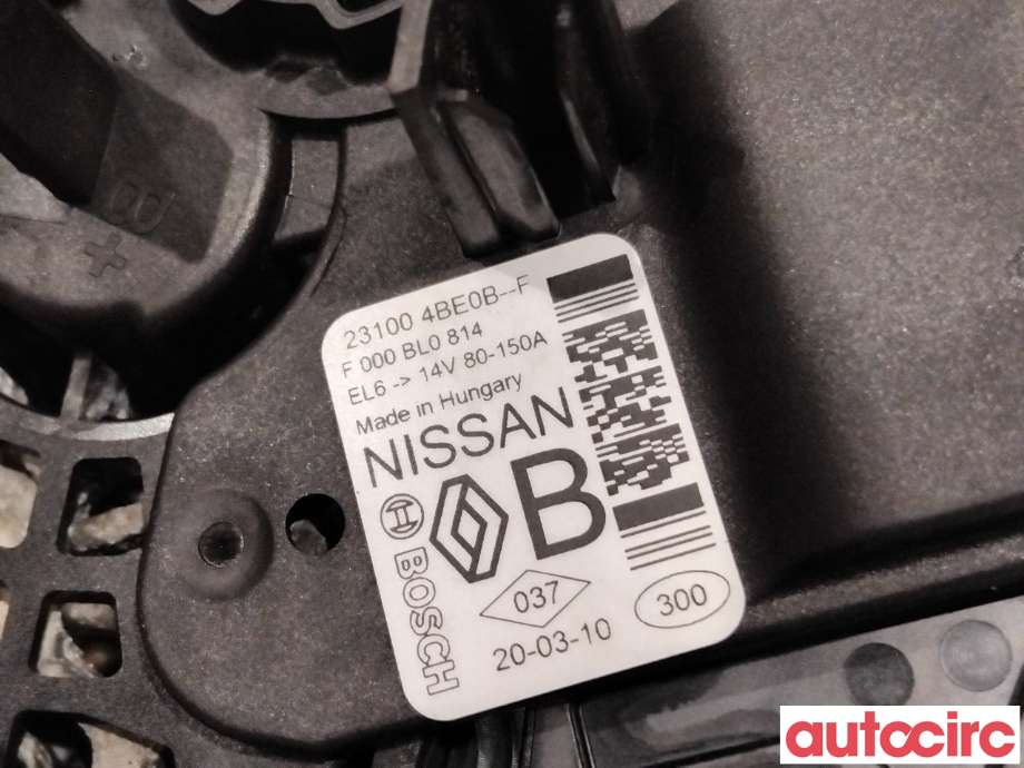 Dynamo til Nissan X-Trail 2014-2022 (T32) (T32) (NISSAN|231004BE0A|F000BL0814|231004BE0B)