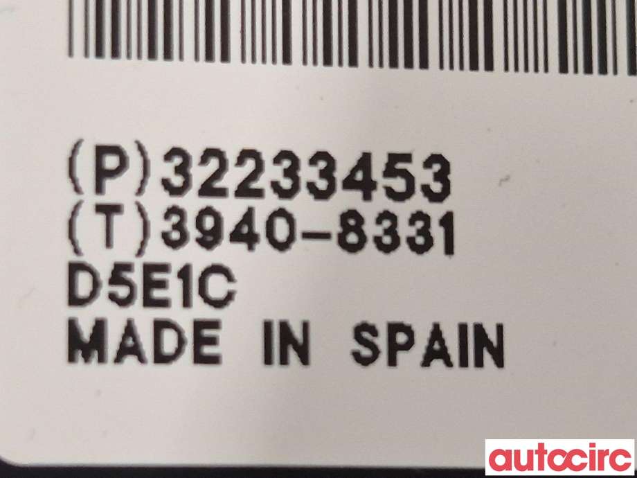Instrumentpanel til Volvo V90 / V90 CC / S90 2016-->>  (VOLVO|36011456||32233453)