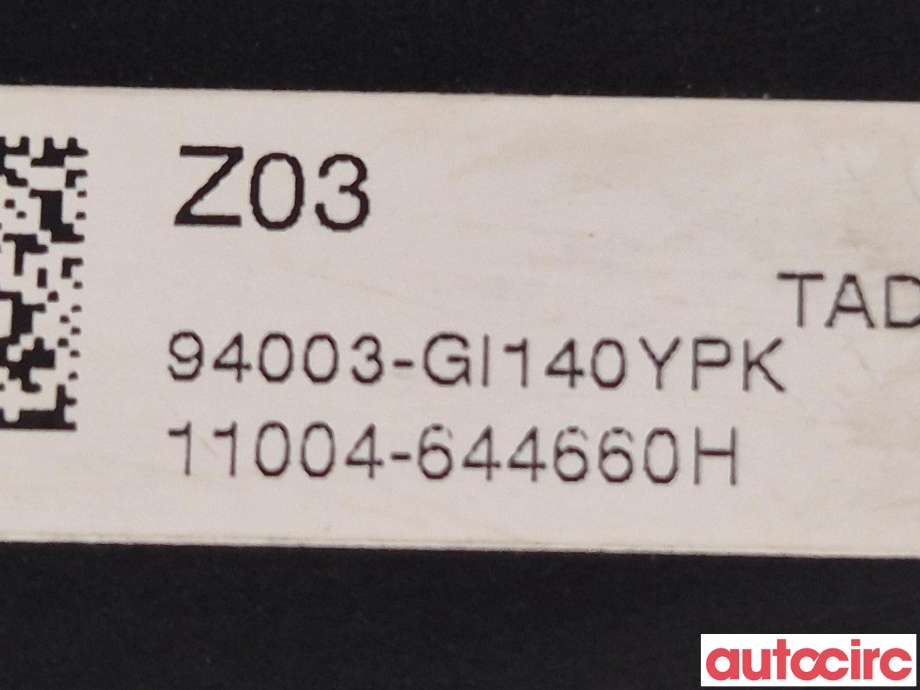 Instrumentpanel til Hyundai Ioniq 5 2021-->>  (HYUNDAI|94003GI140YPK|11004-644650H|94003-GI140)