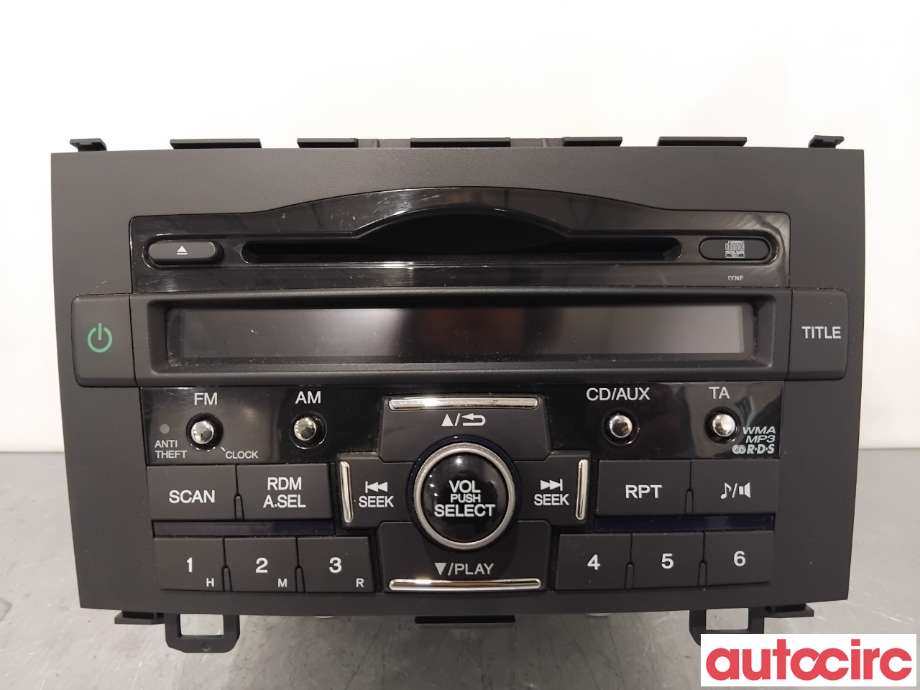 Bilstereo til Honda CR-V, 2007-2012 (Type III)  (HONDA|39100-SWA-G01)