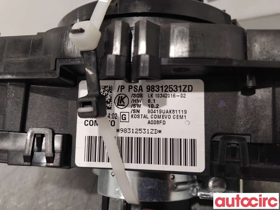 Bryter combi til Peugeot Expert 2016-->> (Type III)  (PEUGEOT|98312531ZD|10342016-02)