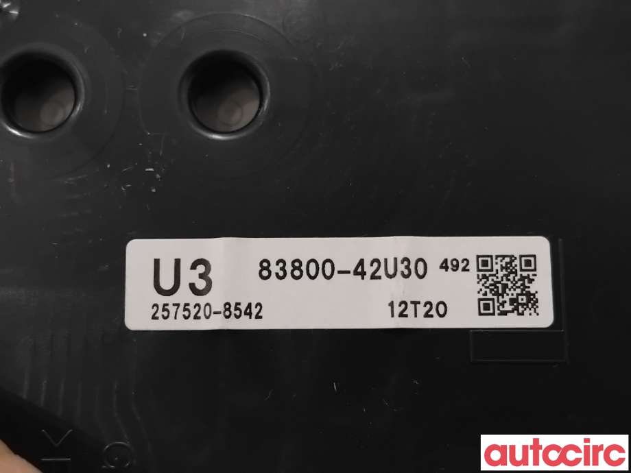 Instrumentpanel til Toyota RAV4 2016-2019 (Type IV, Fase 2) (TOYOTA|8380042U30|257520-8542|83800-42U30)
