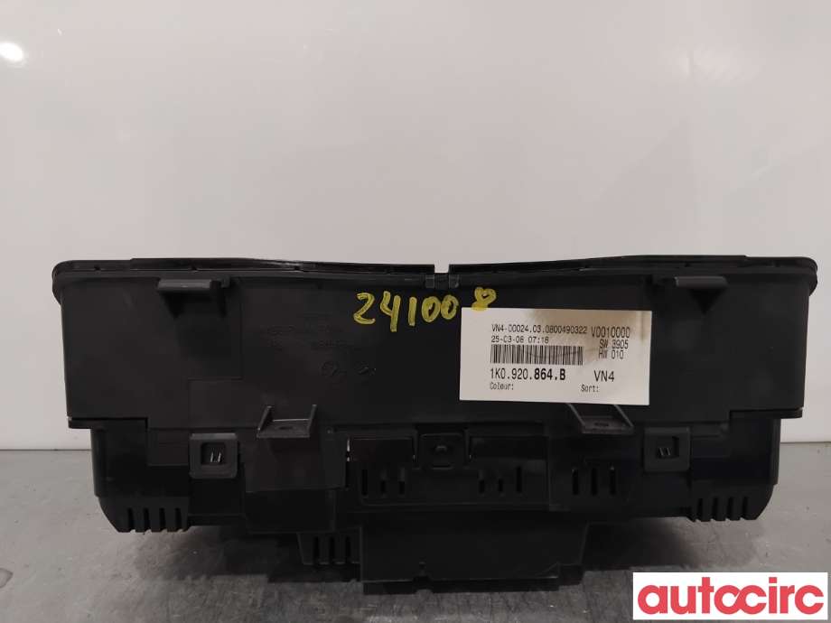 Instrumentpanel til VW Golf V, Combi 2003-2008  (VOLKSWAGEN|1K0920864BX||1K0920864B)
