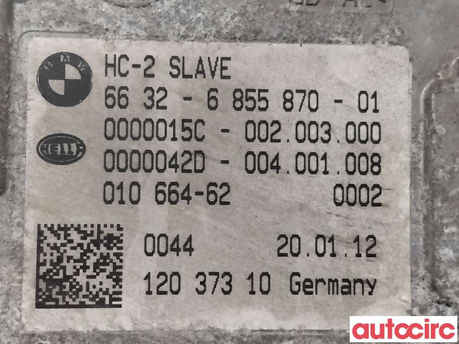 Sensor radar til BMW 5-Serie 2010-2017 (F10/F11) (F10/F11) (BMW|66326880094|0110664-62|6632-6855870)