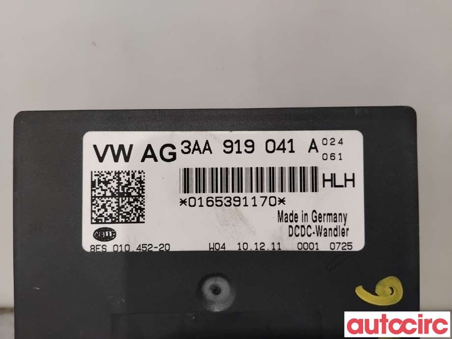 Styreenhet diverse til VW Tiguan 2011-2016 (Type I, Fase 2)  (VOLKSWAGEN|3AA919041A|8ES010452-20)