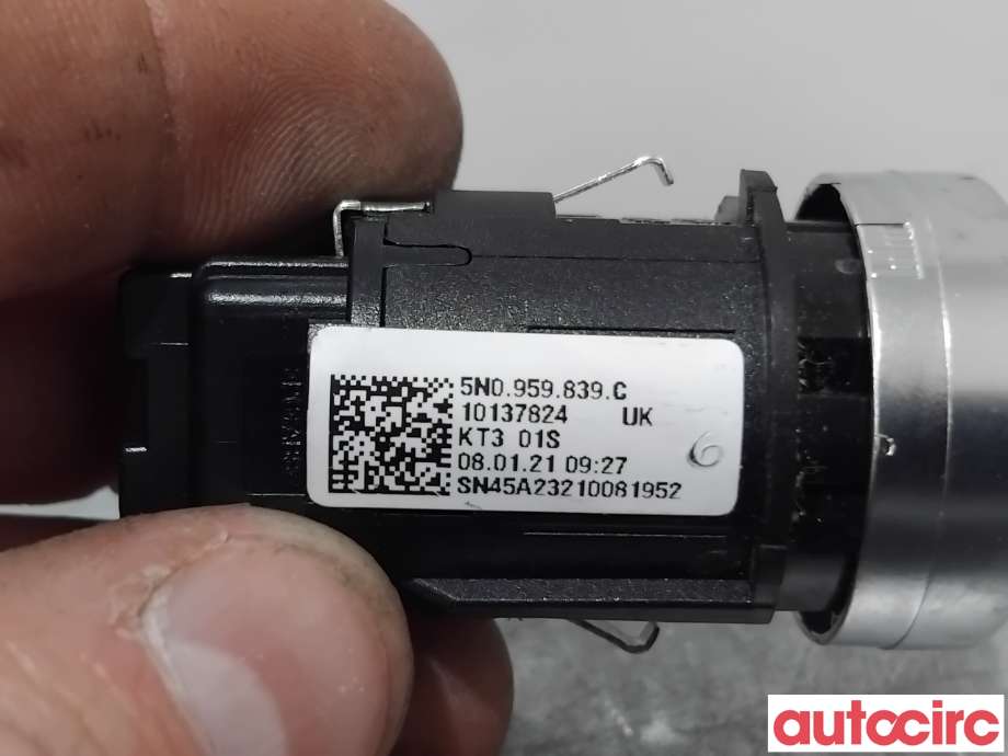Bryter start/stopp til VW Tiguan 2011-2016 (Type I, Fase 2)  (VOLKSWAGEN|5N0959839C||5N0959639C)