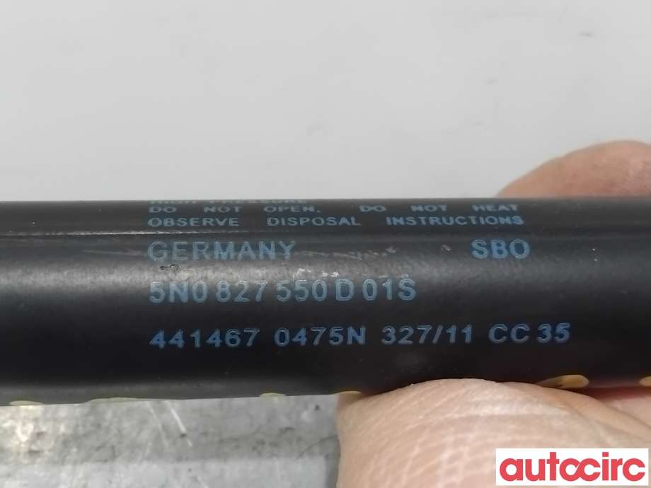 Baklukedemper til VW Tiguan 2011-2016 (Type I, Fase 2)  (VOLKSWAGEN|5N0827550D||5N0827550E)