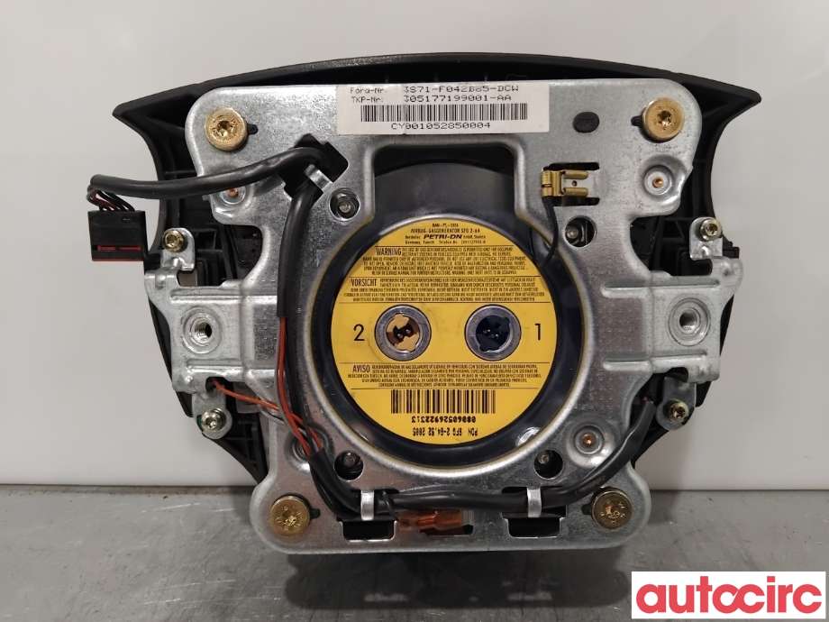 Airbag rattpute til Ford Mondeo 2001-2007 (Type III)  (FORD|1547581|305177199001-AA|3S71-F042B85-DCW)