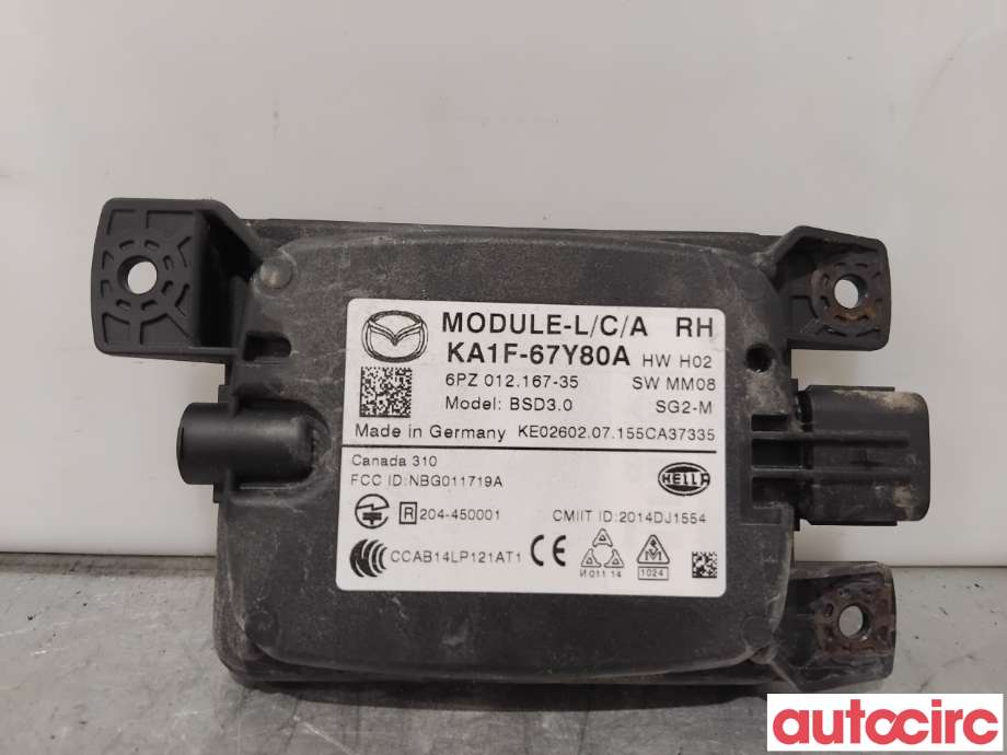 Sensor radar til Mazda CX-5 2012-2017 (Type I)  (MAZDA|KA1F-67-Y80E|6PZ012167-35|KA1F-67Y80A)