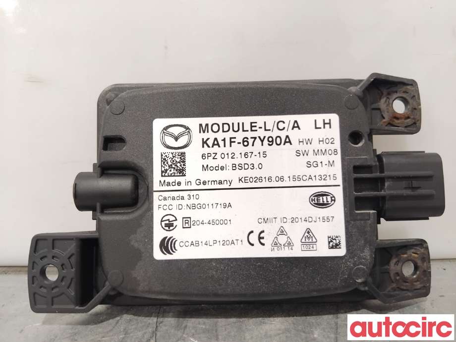 Sensor radar til Mazda CX-5 2012-2017 (Type I)  (MAZDA|KA1F-67-Y90E|6PZ012167-15|KA1F-67Y90A)