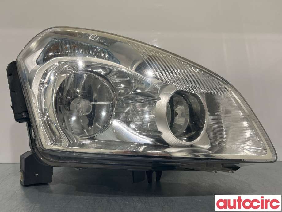 Frontlykt høyre halogen til Nissan Qashqai, 2007-2010 (Type I, Fase 1)  (NISSAN|26010JD90A)