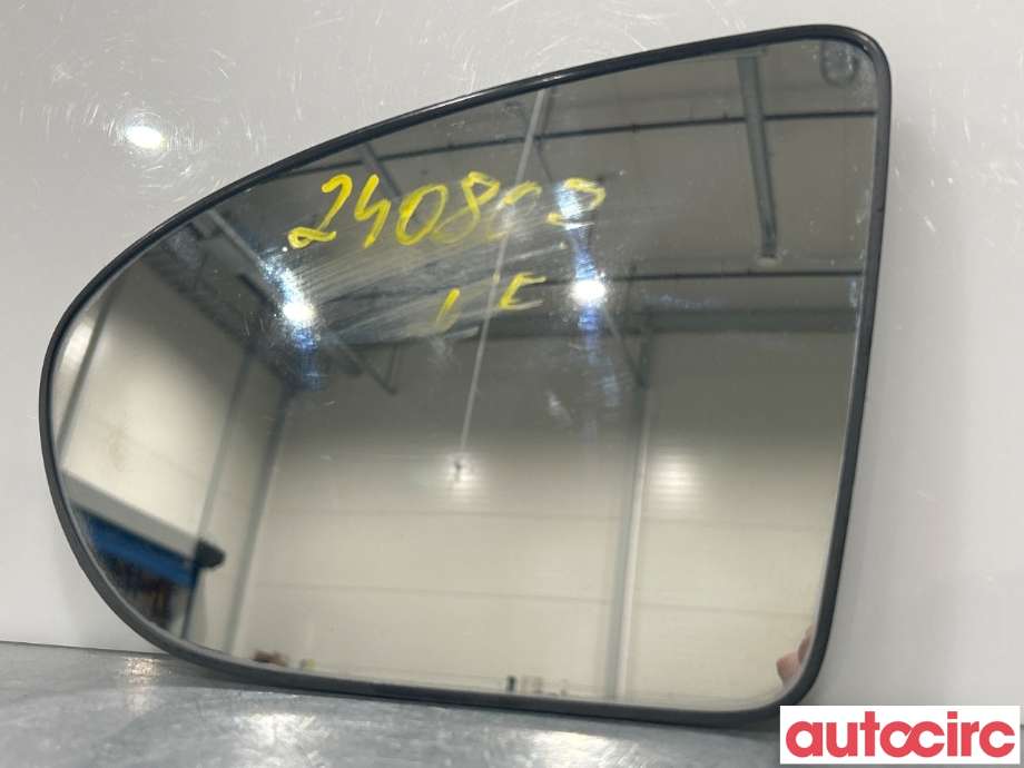 Speilglass venstre til Nissan Qashqai, 2007-2010 (Type I, Fase 1)  (NISSAN|96366JD01A)