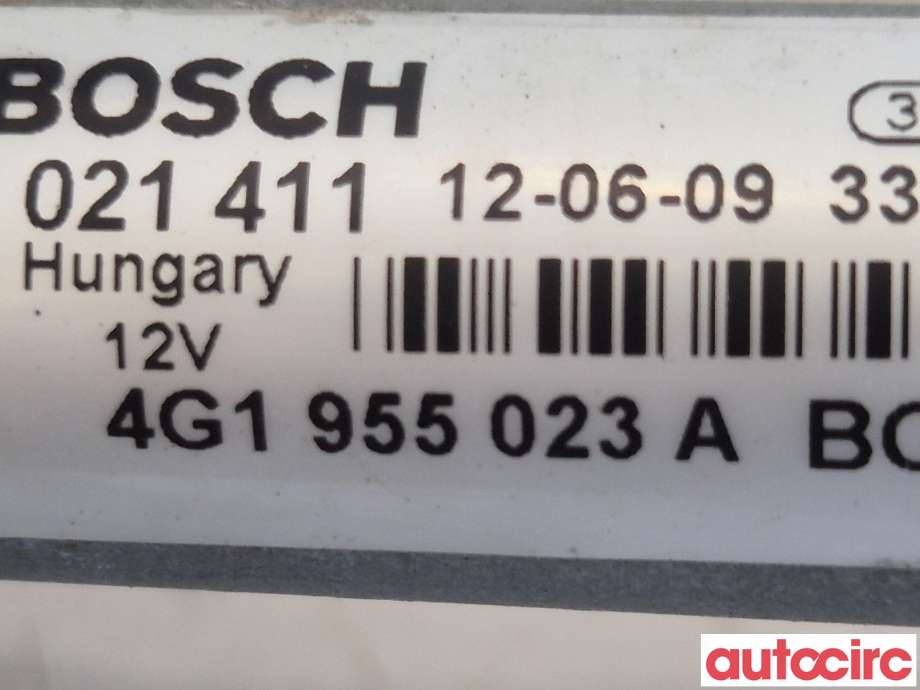 Viskermotor frontrute til Audi A7 2010-2014 (Type I, Fase 1)  (AUDI|4G1955023C||4G1955023A)