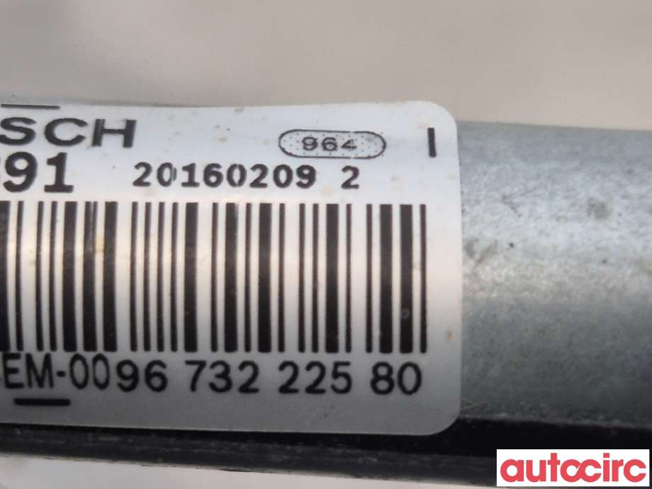 Viskermotor frontrute til Peugeot 208 2012-2019 (Type I)  (PEUGEOT|9673222580|0390241540)