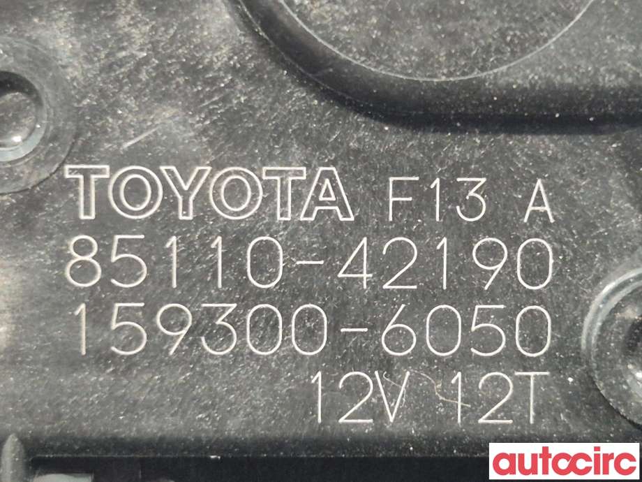 Viskermotor frontrute til Toyota RAV4 2016-2019 (Type IV, Fase 2)  (TOYOTA|8511042190|159300-6050|85110-42190)