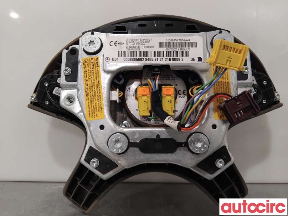 Airbag rattpute til Mercedes C-Klasse 2007-2011 (Fase 1) (W204) (W204) (MERCEDES|A0008605602|TK-DAB-0103|0008605602)