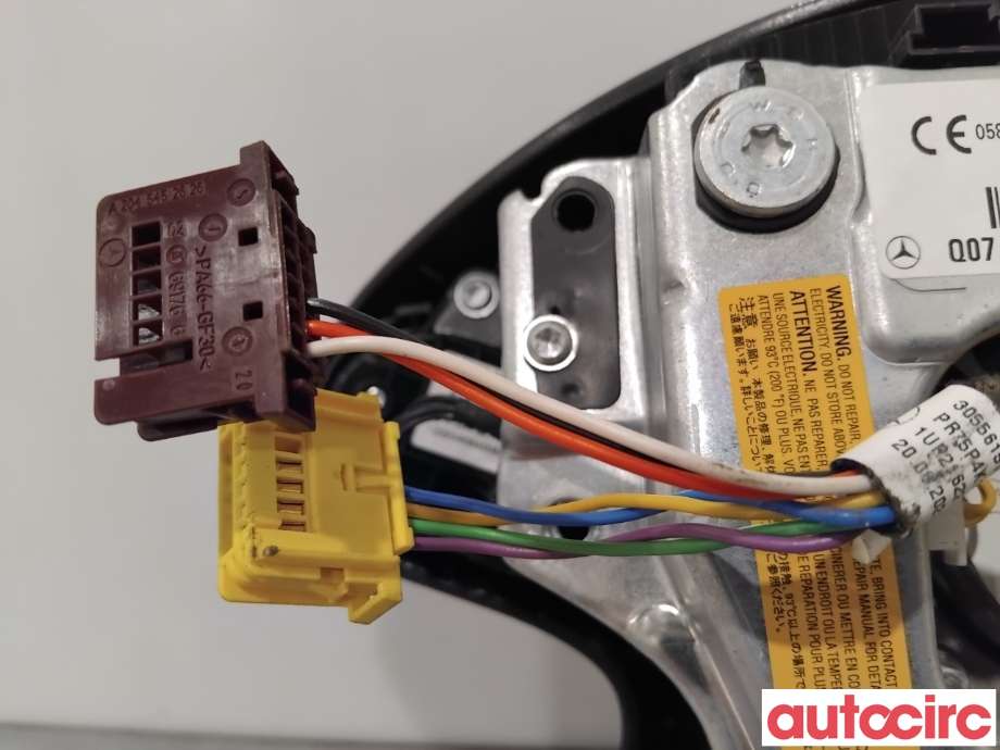 Airbag rattpute til Mercedes C-Klasse 2007-2011 (Fase 1) (W204) (W204) (MERCEDES|A0008605602|TK-DAB-0103|0008605602)