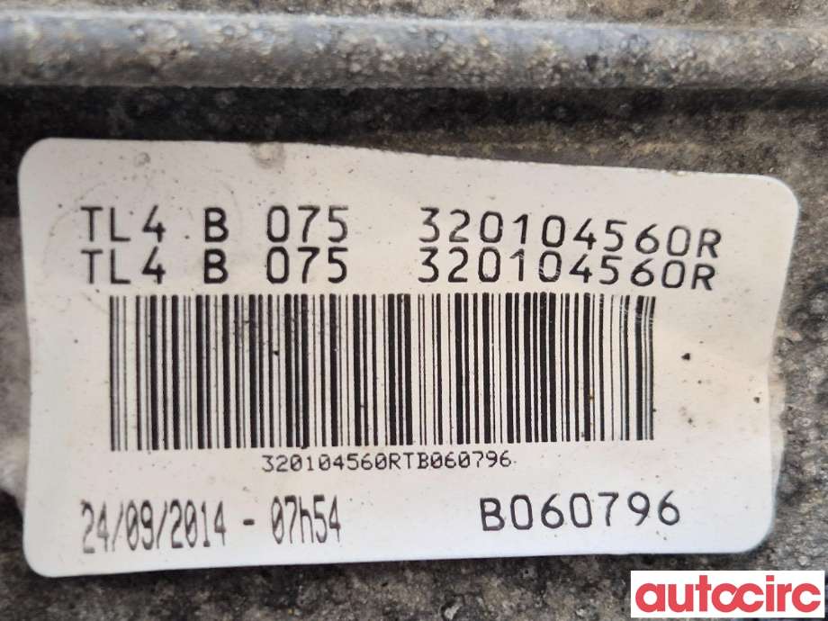 Girkasse automat til Dacia Duster 2010-2017 (Type I) (DACIA|320104902R|TL4 075)