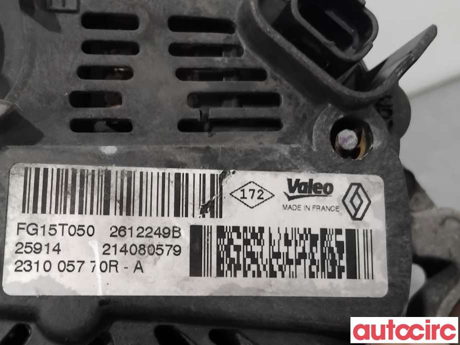 Dynamo til Dacia Duster 2010-2017 (Type I) (DACIA|231005770R|FG15T050)