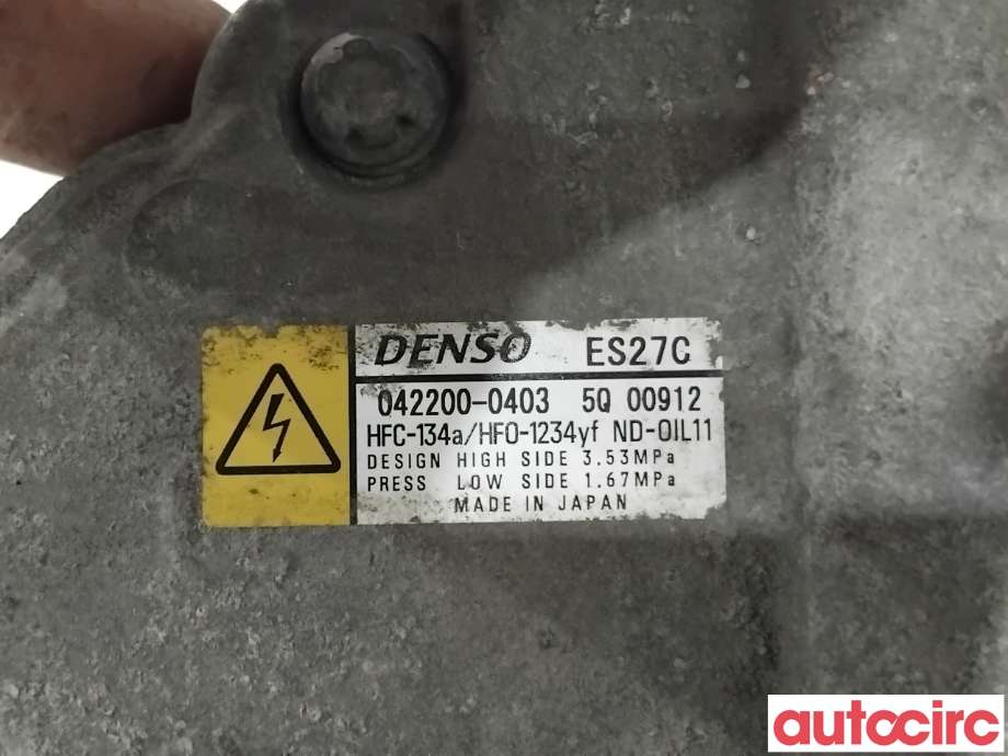 Aircondition kompressor til Toyota Prius +7 2012-2020 (Type III) (stasjonsvogn) (stasjonsvogn) (TOYOTA|8837076020|042200-0403|)
