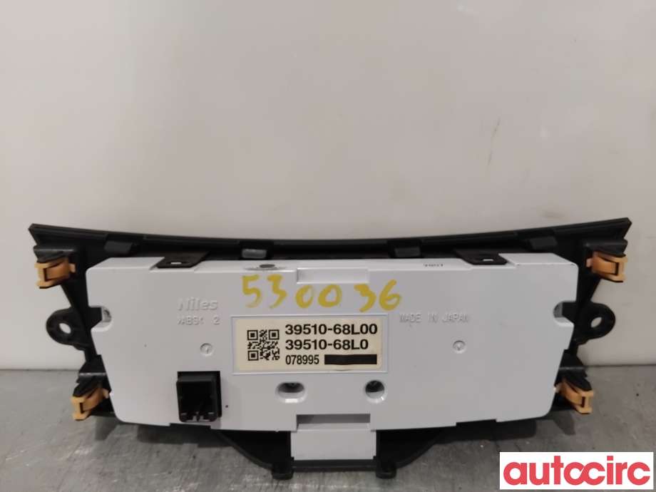 Varmeapparat betjening til Suzuki Swift 2011-2017  (SUZUKI|39510-68L00-BKZ||39510-68L00)