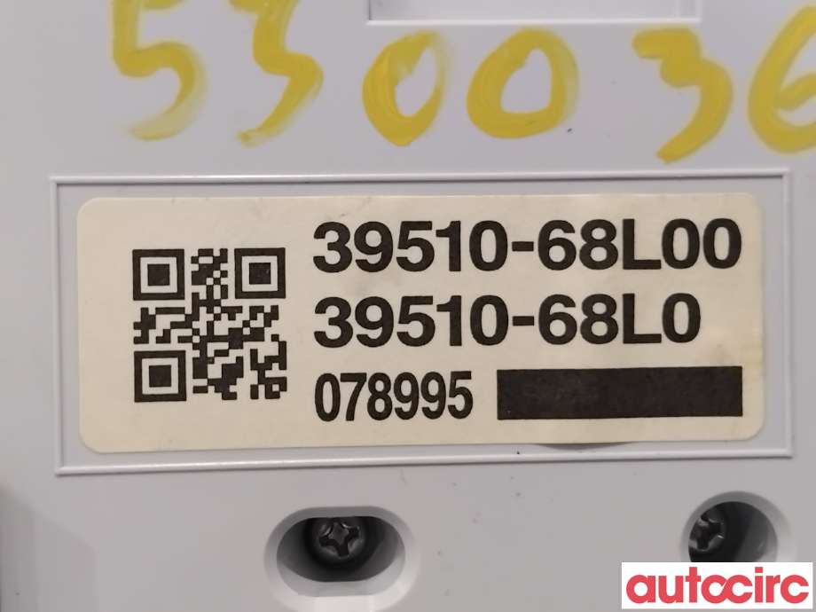 Varmeapparat betjening til Suzuki Swift 2011-2017  (SUZUKI|39510-68L00-BKZ||39510-68L00)