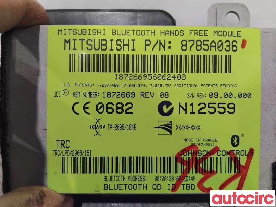 Styreenhet bluetooth til Mitsubishi ASX 2010-2019  (MITSUBISHI|8785A036|)