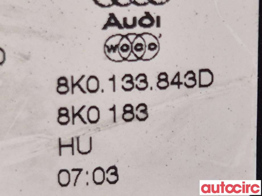 Luftfilterboks til Audi Q5 2008-2012 (Type I, Fase 1)  (AUDI|8K0133837C||8K0133837B)