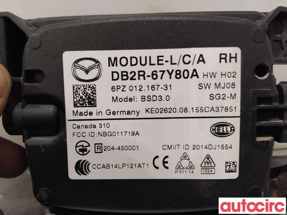 Sensor radar til Mazda CX-3 2015-2022  (MAZDA|DB2R-67-Y80C|6PZ012167-31|DB2R-67Y80A)