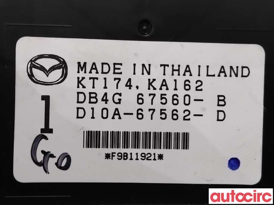 Styreenhet diverse til Mazda CX-3 2015-2022  (MAZDA|DB4G-67-560F|D10A-67562-D|DB4G67560-B)