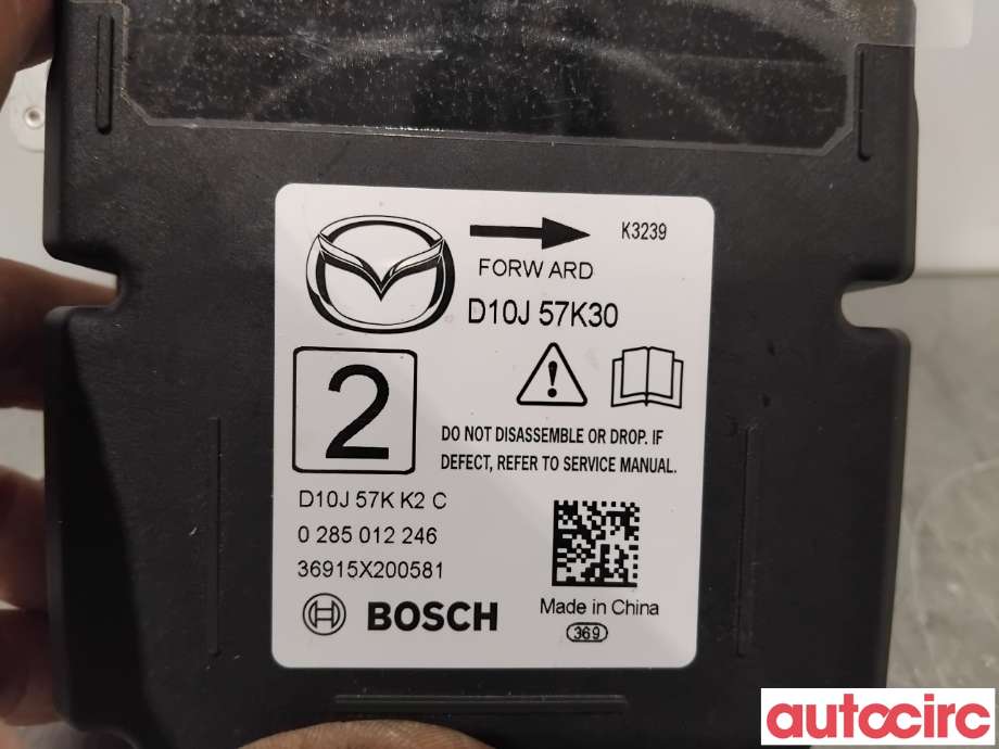 Airbag elektronikk til Mazda CX-3 2015-2022  (MAZDA|D10J-57-K30A|0285012246|D10J57K30)