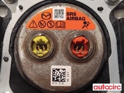 Airbag rattpute til Mazda CX-3 2015-2022  (MAZDA|DA6J-57-K00|)