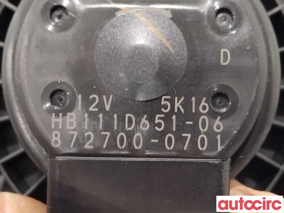 Varmeapparat motor til Mazda CX-3 2015-2022  (MAZDA|DD2F-61-B10|872700-0701|)