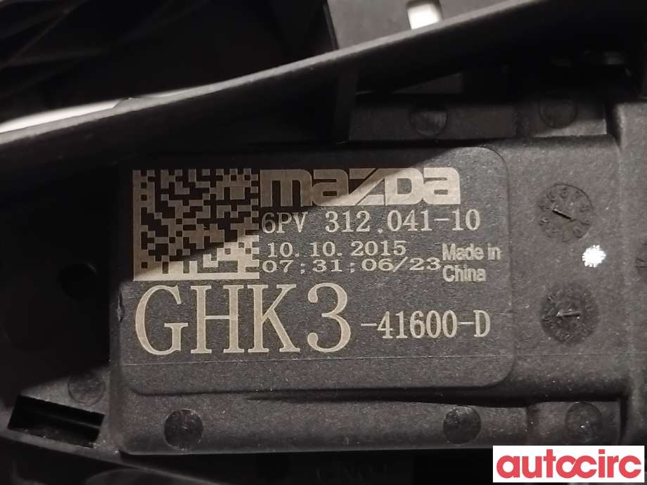 Pedal gass til Mazda CX-3 2015-2022  (MAZDA|GHK3-41-600G|6PV312041-10|GHK3-41600-D)