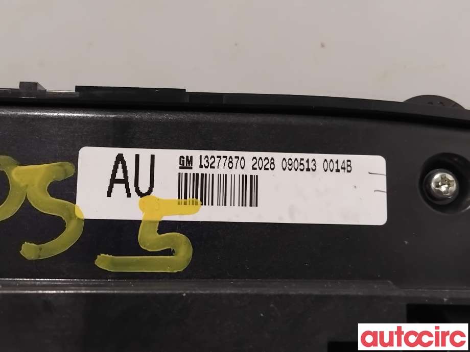 Varmeapparat betjening til Opel Insignia A 2009-2014  (OPEL|13277870|)