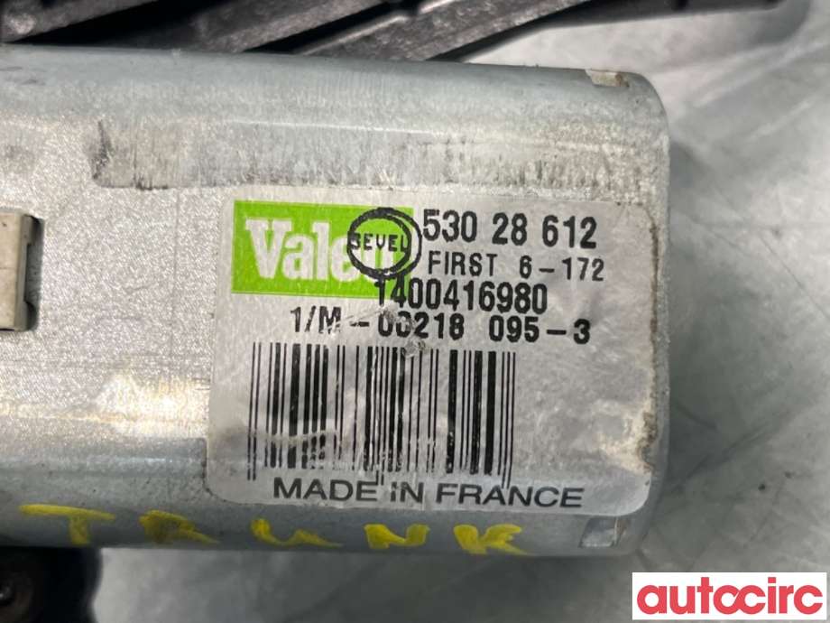 Viskermotor bakrute til Toyota Proace 2013-2016 (Type I)  (TOYOTA|SU001A1296|53028612|1400416980)
