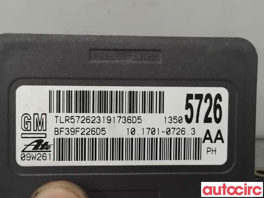 Sensor akselerasjonssensor/ESP DUO til Opel Insignia A 2009-2014  (OPEL|12784983|101701-07263|13505726)