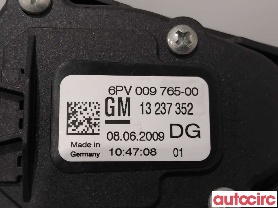 Pedal gass til Opel Insignia A 2009-2014  (OPEL|13237352|6PV009765-00)
