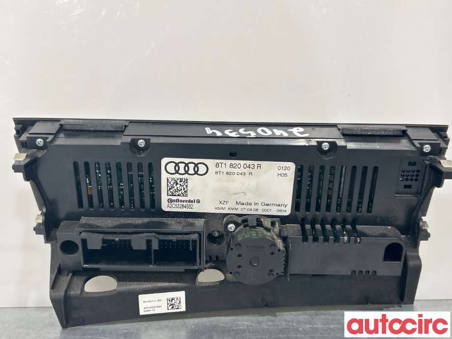 Varmeapparat betjening til Audi A4 2007-2014 (Type IV) (B8) (B8) (AUDI|8T1820043AK|A2C53284582|8T1820043R)