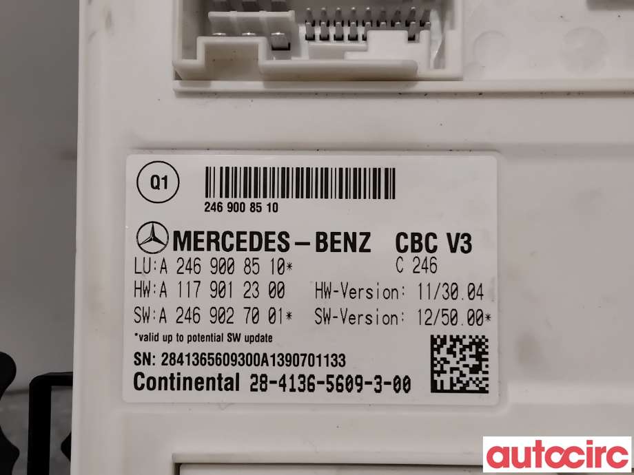 Styreenhet diverse til Mercedes CLA 2013-2019 (C117) (C117) (MERCEDES|A2469008510|28-4136-5609-3-00|A1569003203)