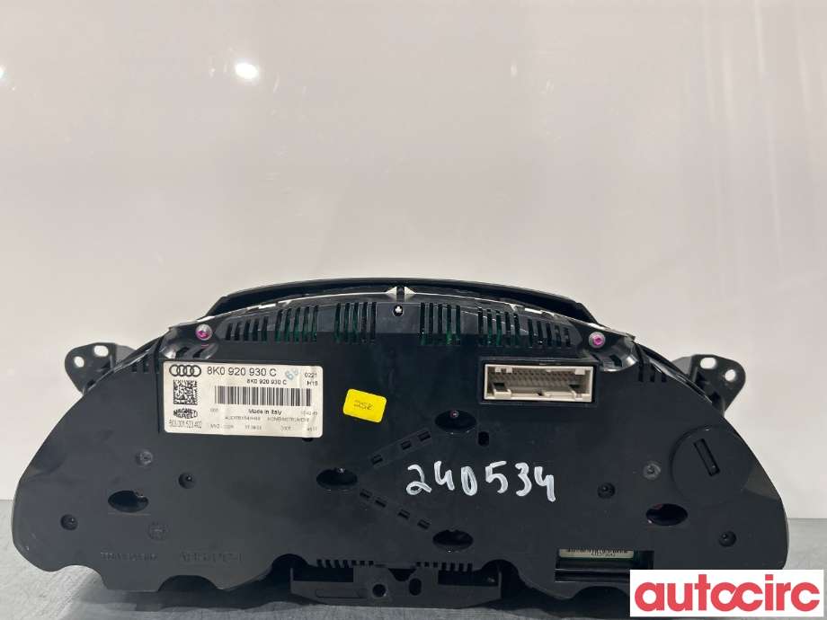 Instrumentpanel til Audi A4 2007-2014 (Type IV) (B8) (B8) (AUDI|8K0920930C)