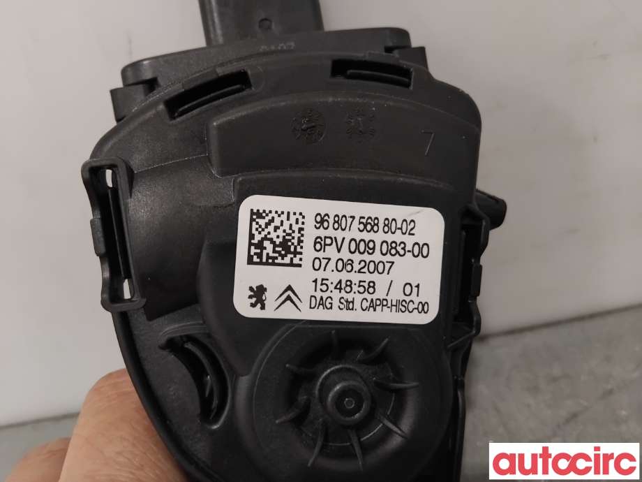 Pedal gass til Peugeot 207 2006-2012  (PEUGEOT|1601T5|6PV009083-00|9835904480)