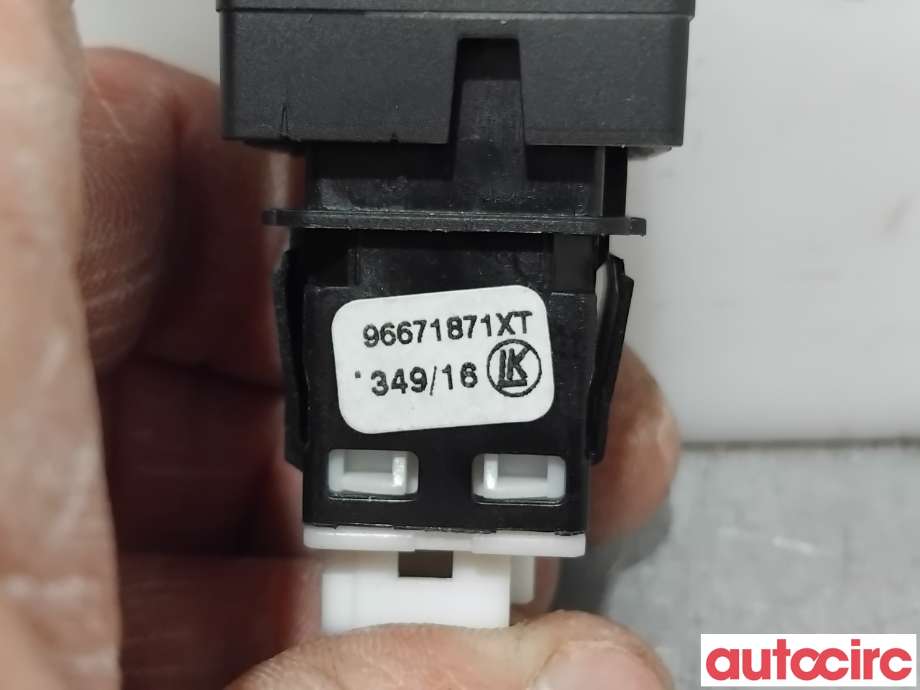 Bryter diverse til Peugeot Partner 2015-2019 (Type II, Fase 2)  (PEUGEOT|96671871XT|)