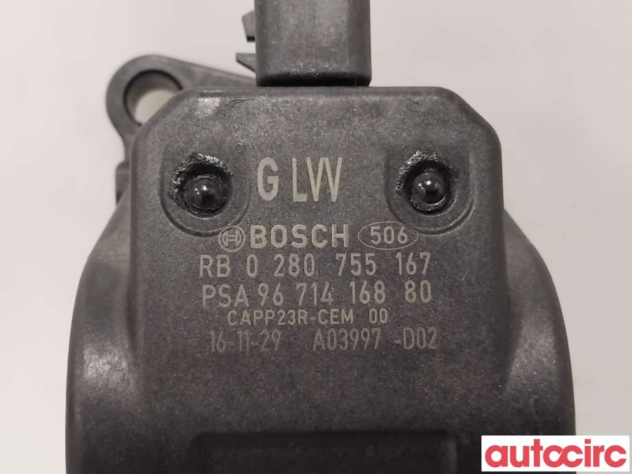 Pedal gass til Peugeot Partner 2015-2019 (Type II, Fase 2)  (PEUGEOT|1601EA|0280755167|9671416880)