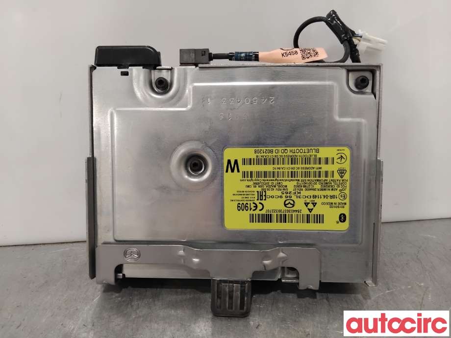 Styreenhet bluetooth til Mazda 2 2015-2019 (Type III, Fase 1) (MAZDA|BADE-66-9C0L|KF256|DC3L669C0C)